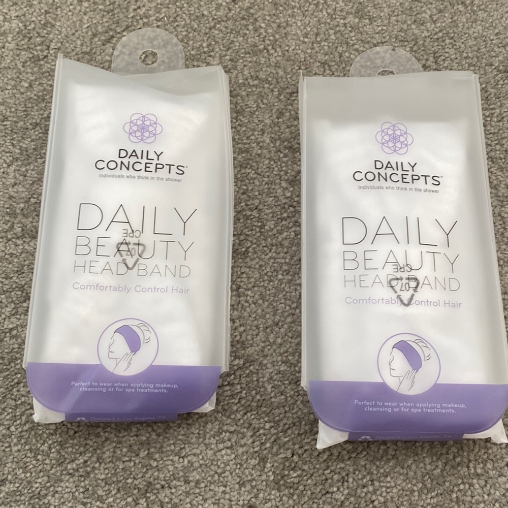 2 NEW in Packagae-   Daily concepts- Daily Beauty Headbands